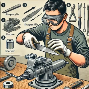 comment affuter une lame de tondeuse à gazon